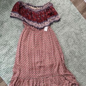 Off the shoulder dress